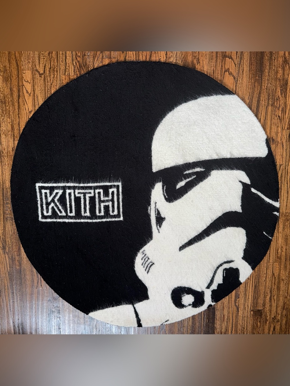 Kith x Star Wars Storm Trooper Rug Black FW21 48” (4 ft)